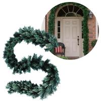 Jogo 2 Festão Verde Aramado Prime 180 Galhos 2,7 Metros X 23cm - Master Christmas - 3