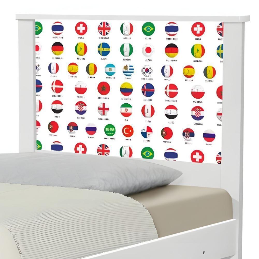 Bi Cama Juvenil Zap Futebol Seleções Copa Com Colchões - 4