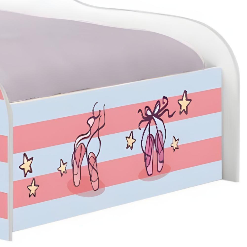 Cama Carro Solteiro Joy Bailarinas Meninas Solteiro - 5