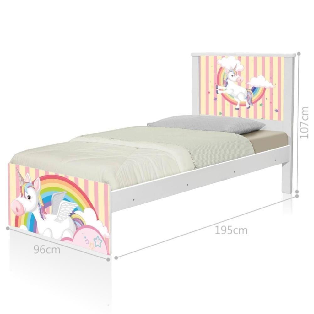 Cama Juvenil Zap Com Cabeceira Unicórnio Meigo - 2