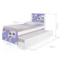 Bi Cama Juvenil Zap Com Cabeceira Mapa Viagens - 2