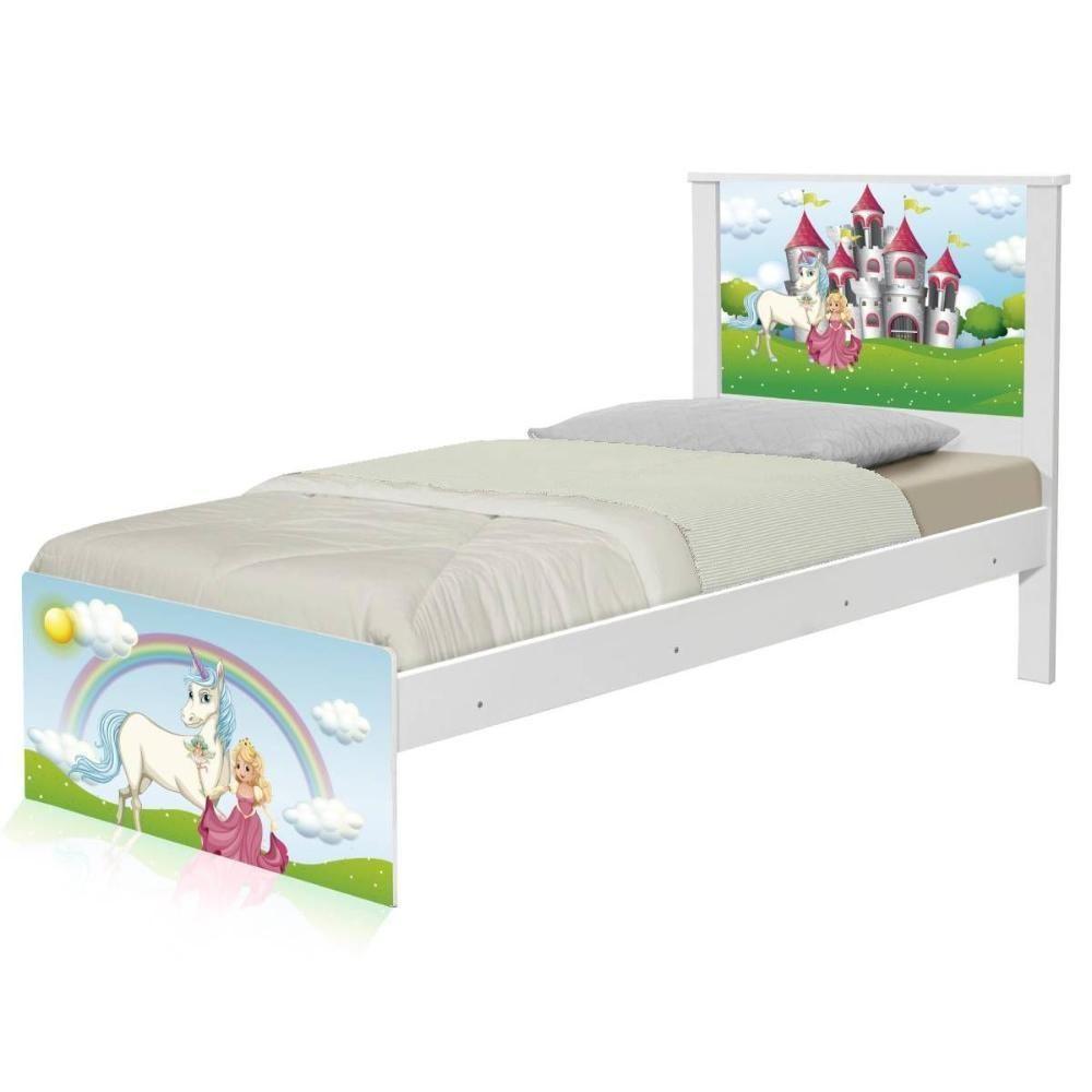 Cama Juvenil Zap Com Cabeceira Princesa Encantada - 6