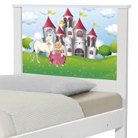 Cama Juvenil Zap Com Cabeceira Princesa Encantada