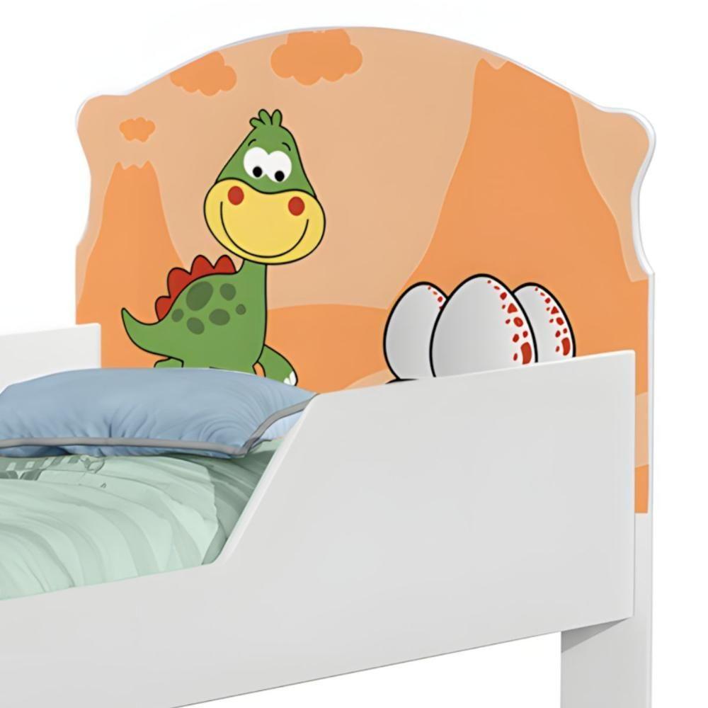 Cama Infantil Tick Dinossauro Bebê Com Colchão - 4