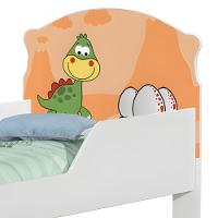 Cama Infantil Tick Dinossauro Bebê Com Colchão