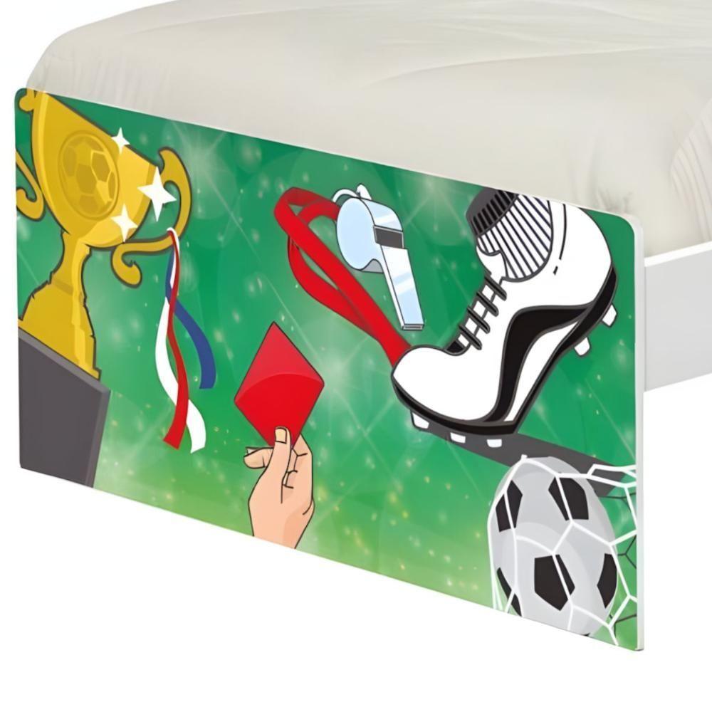 Cama Juvenil Zap Com Cabeceira Futebol Placar - 4