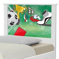 Cama Juvenil Zap Com Cabeceira Futebol Placar - 5