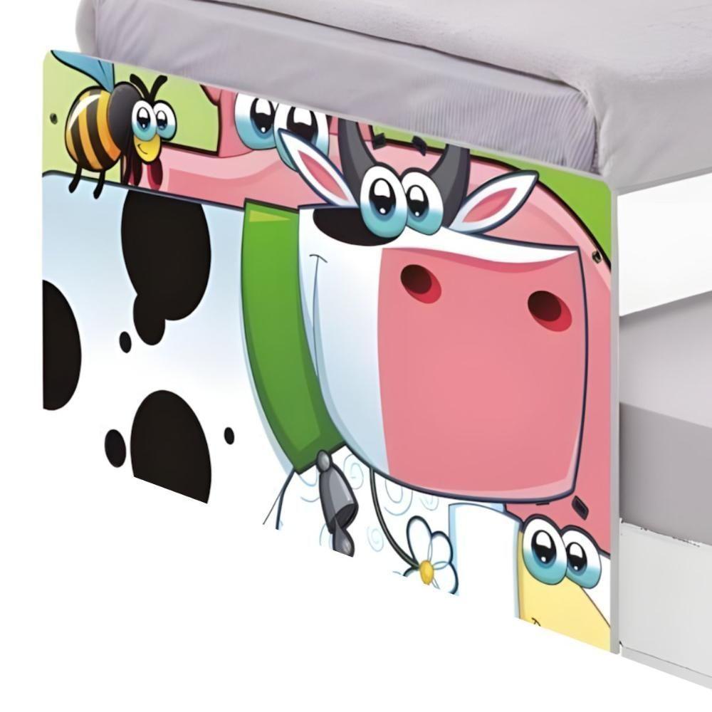 Bi Cama Juvenil Zap Com Cabeceira Fazendinha Feliz - 4