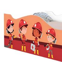 Mini Cama Joy Tropa Bombeiros Com Colchão