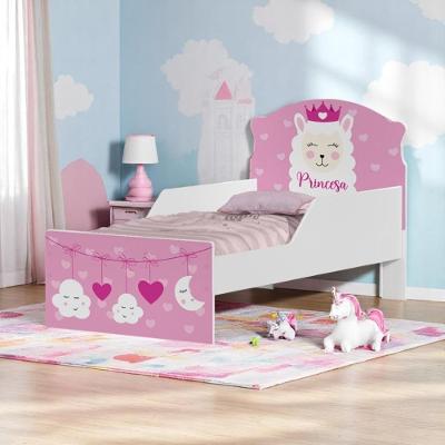 Cama Infantil Tick Princesa Lhama Com Colchão