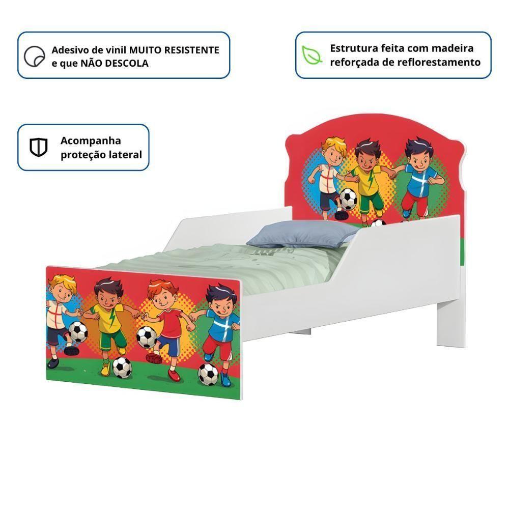 Cama Infantil Tick Futebol Menino - 4