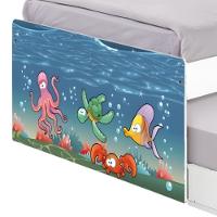 Bi Cama Juvenil Zap Com Cabeceira Fundo Do Mar