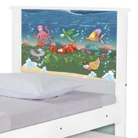 Bi Cama Juvenil Zap Com Cabeceira Fundo Do Mar - 5