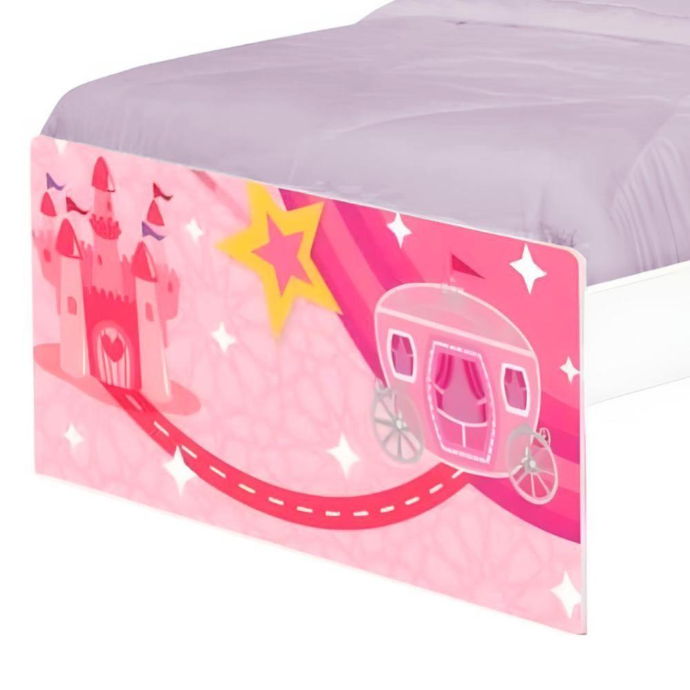 Cama Juvenil Zap Com Cabeceira Carruagem Castelo - 5