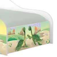 Cama Carro Solteiro Joy Dinossauro Irmãos Solteiro - 5