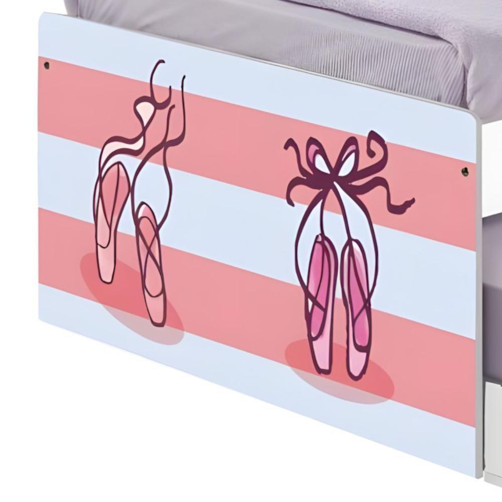 Bi Cama Juvenil Zap Com Cabeceira Bailarinas - 4