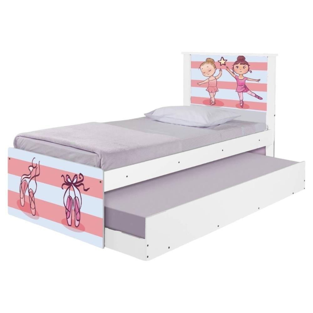 Bi Cama Juvenil Zap Com Cabeceira Bailarinas - 6