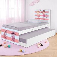 Bi Cama Juvenil Zap Com Cabeceira Bailarinas - 1