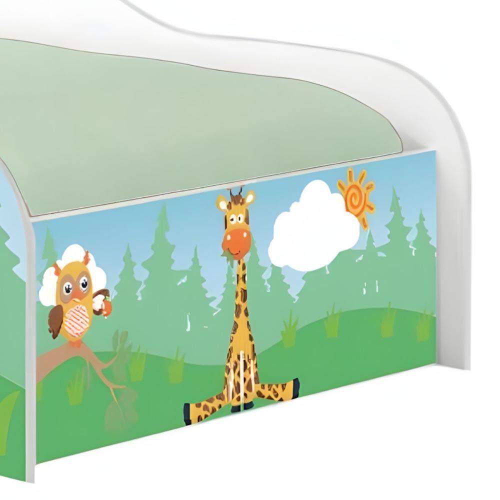 Cama Carro Solteiro Joy Girafa E Coruja Solteiro - 2