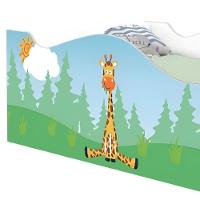 Cama Carro Solteiro Joy Girafa E Coruja Solteiro