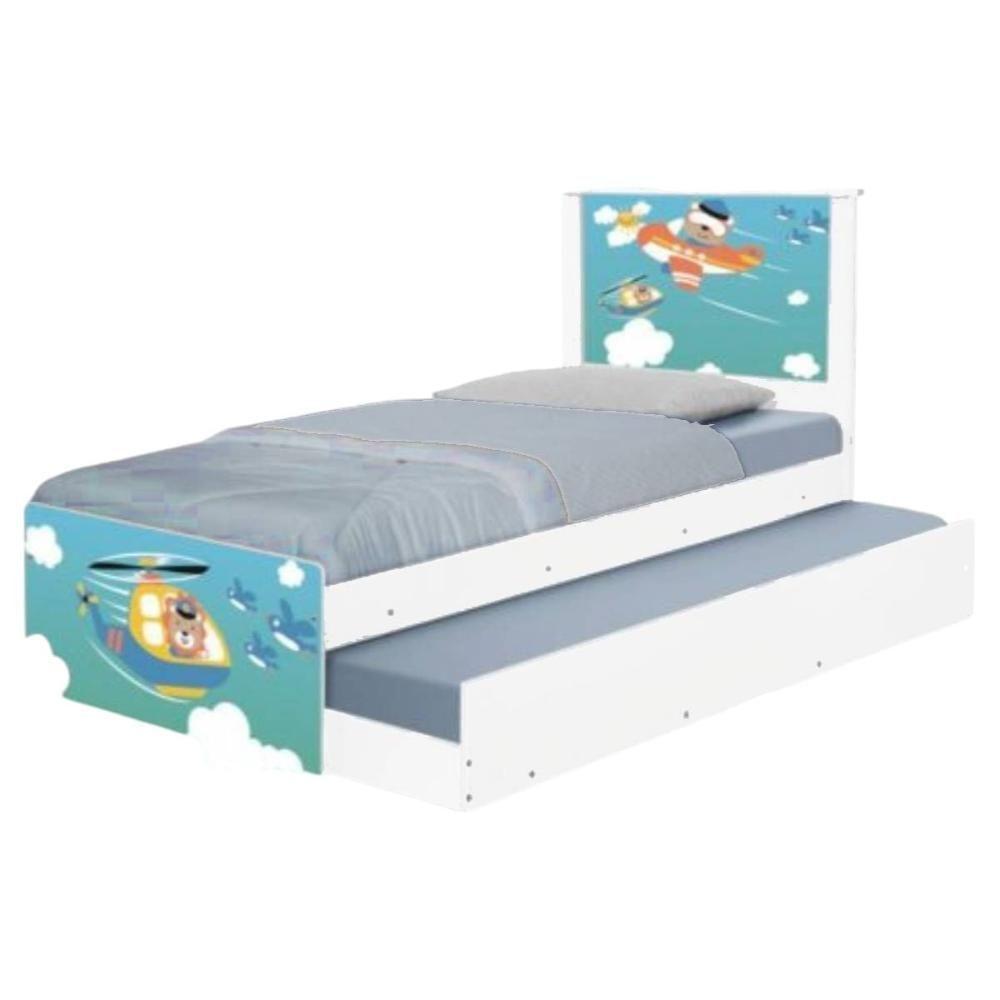 Bi Cama Juvenil Zap Com Cabeceira Patrulha Animal - 1