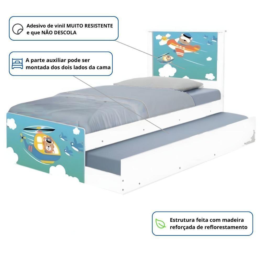 Bi Cama Juvenil Zap Com Cabeceira Patrulha Animal - 3