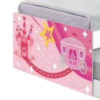 Bi Cama Juvenil Zap Com Cabeceira Carruagem Castelo