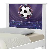 Cama Juvenil Zap Com Cabeceira Copa Futebol Estádio - 5