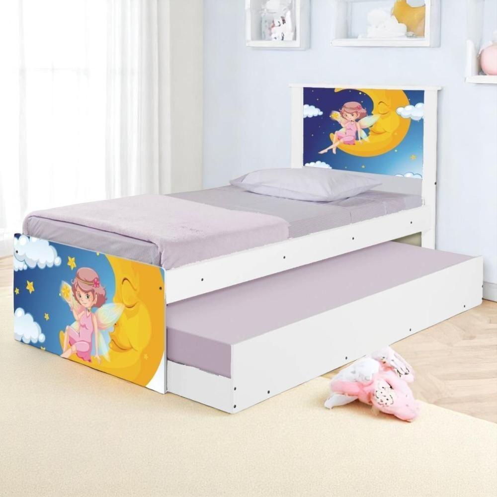 Bi Cama Juvenil Zap Com Cabeceira Fadinha Encantada - 1