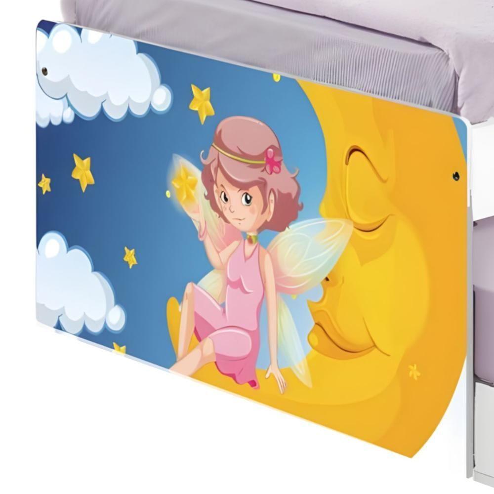 Bi Cama Juvenil Zap Com Cabeceira Fadinha Encantada - 4