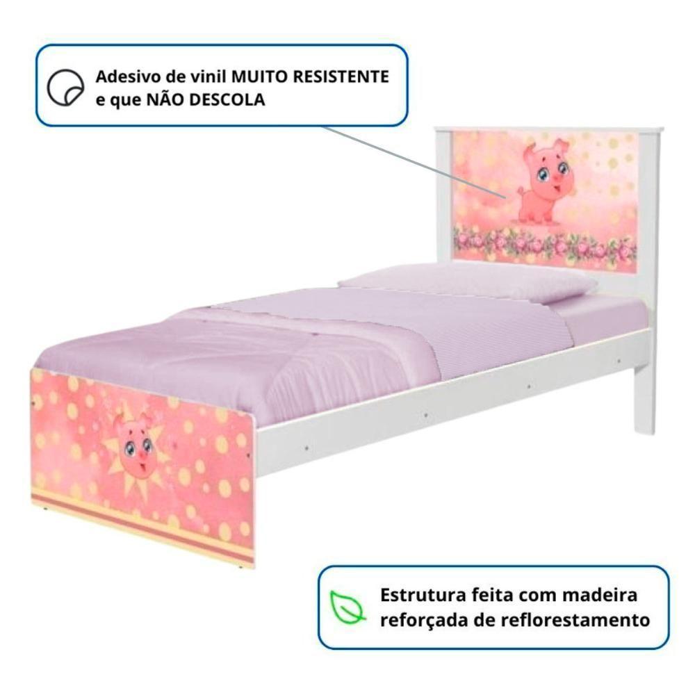 Cama Juvenil Zap Pig Com Colchão - 2