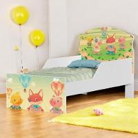 Cama Infantil Tick Fazendinha E Balões Com Colchão - 1