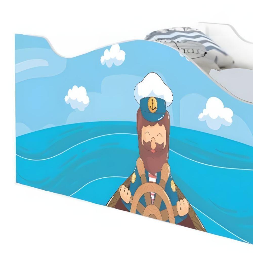 Mini Cama Joy Capitão Marinho Com Colchão - 4
