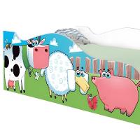 Cama Carro Solteiro Joy Fazendinha E Vaquinha Solteiro Com Colchão