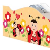 Cama Carro Solteiro Joy Joaninha Solteiro Com Colchão