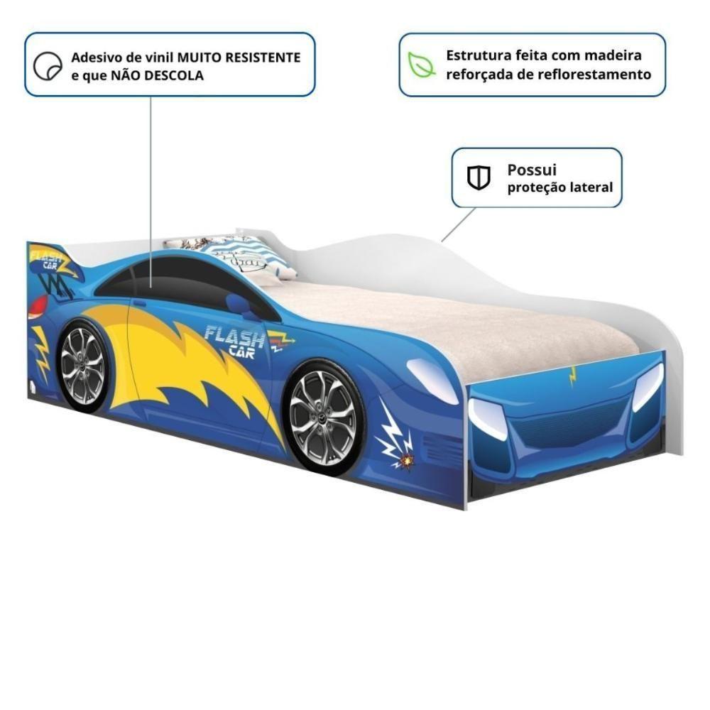 Mini Cama Joy Thunder Raios Azul - 2