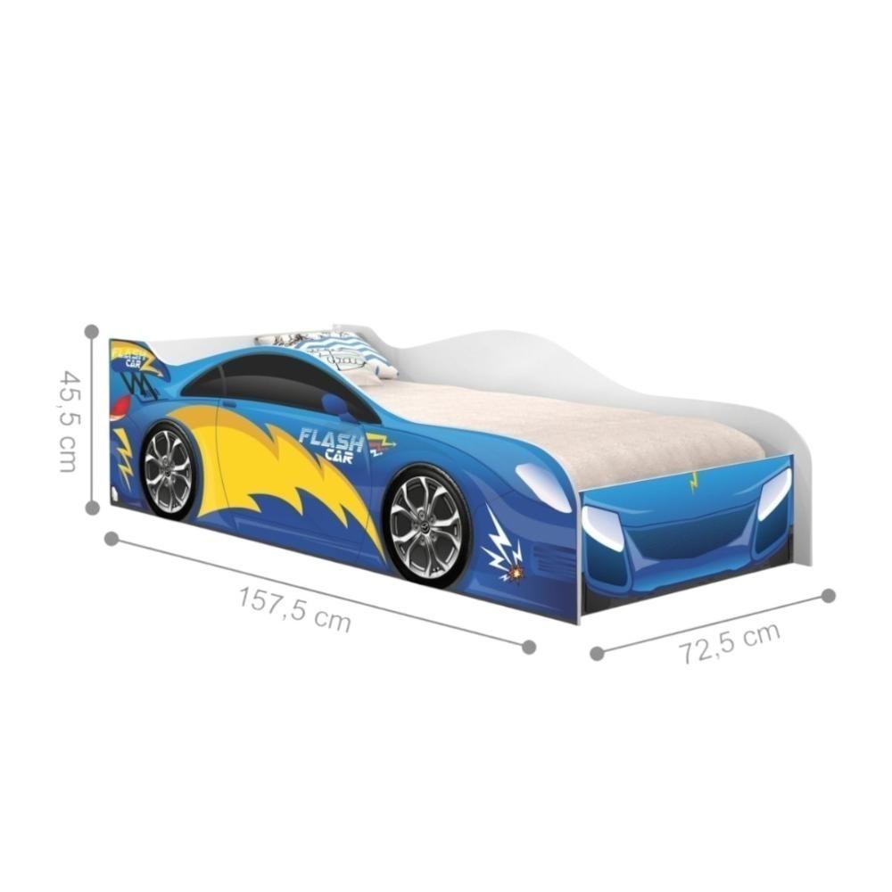 Mini Cama Joy Thunder Raios Azul - 3