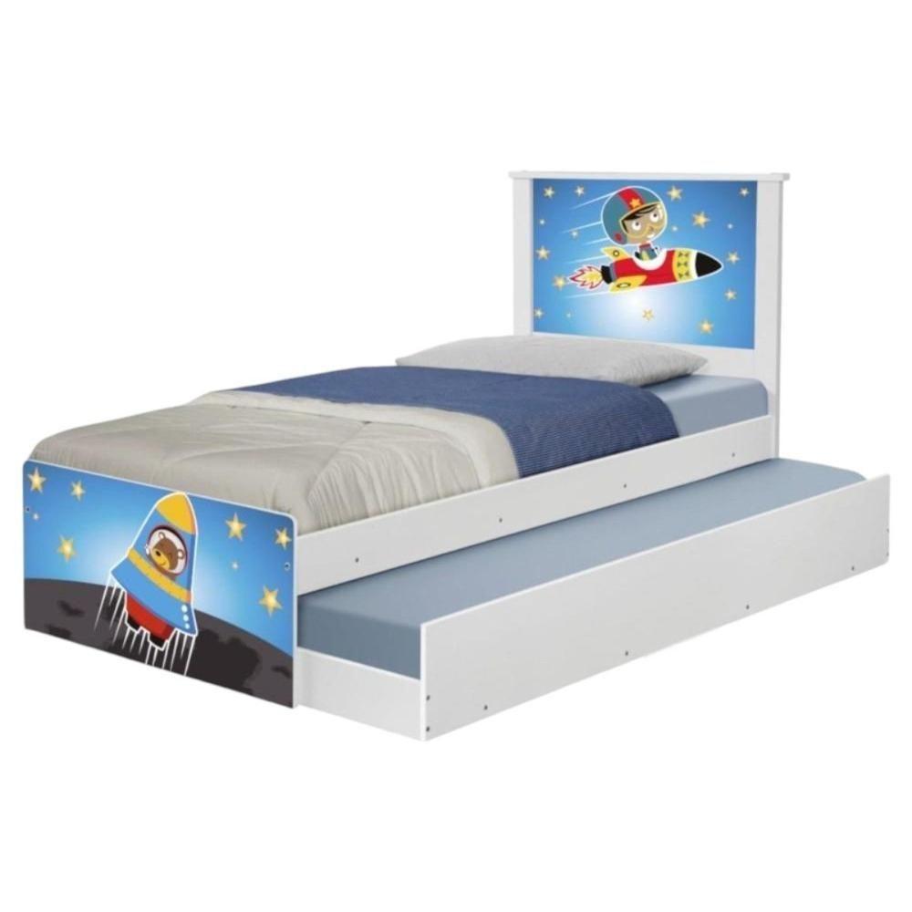 Bi Cama Juvenil Zap Com Cabeceira Astronauta - 6