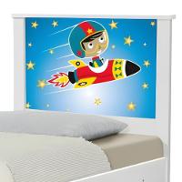 Bi Cama Juvenil Zap Com Cabeceira Astronauta - 5