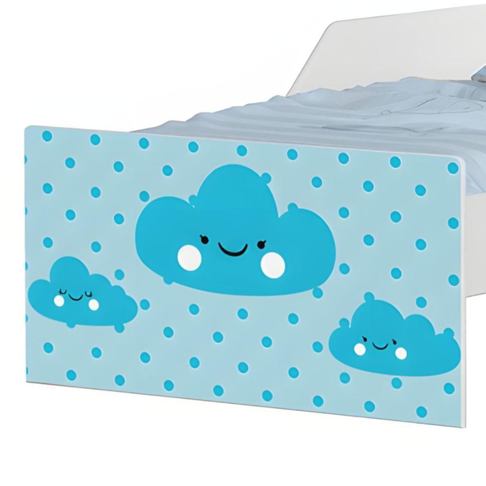 Cama Infantil Tick Nuvem Azul - 5