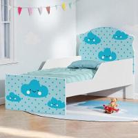 Cama Infantil Tick Nuvem Azul - 1