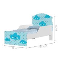 Cama Infantil Tick Nuvem Azul - 2