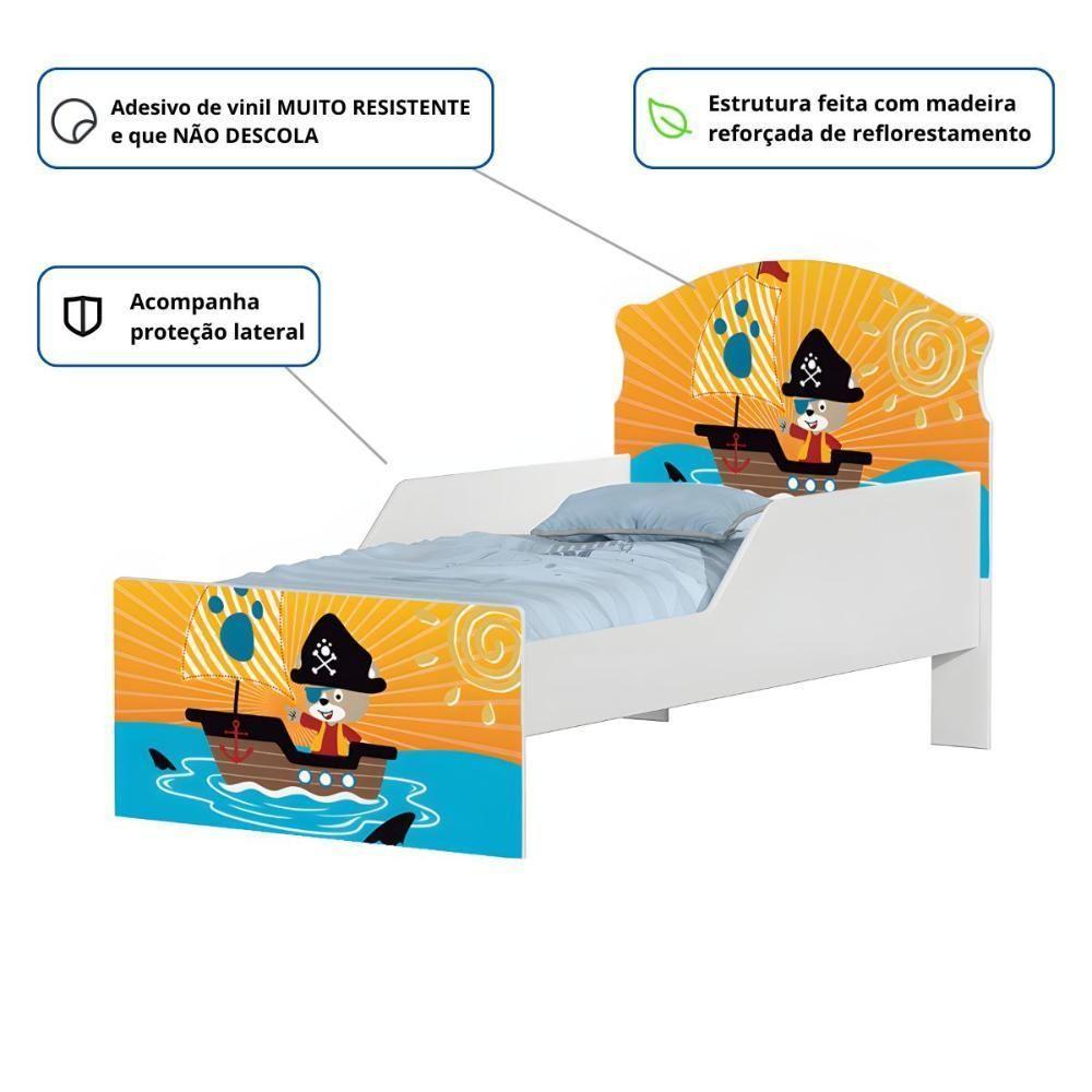 Cama Infantil Tick Pirata Do Mar - 3