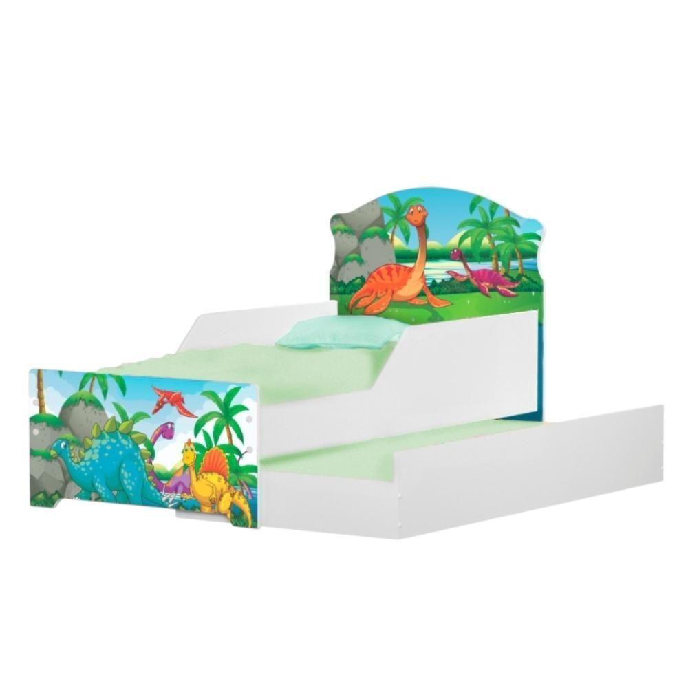 Bicama Mini Snap Floresta Dinossauros Com Colchões - 2