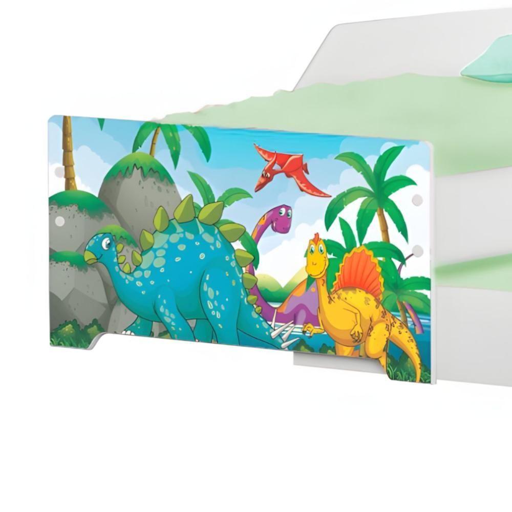 Bicama Mini Snap Floresta Dinossauros Com Colchões - 6