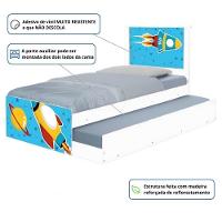 Bi Cama Juvenil Zap Com Cabeceira Foguete Espacial - 3