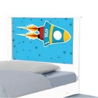 Bi Cama Juvenil Zap Com Cabeceira Foguete Espacial - 5