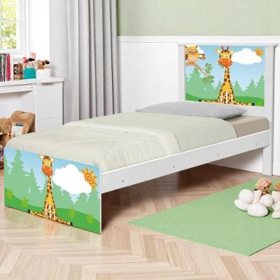 Cama Juvenil Zap Com Cabeceira Safari Girafa