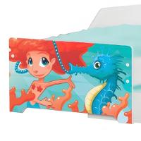 Bicama Mini Snap Sereia Menina Com Colchões - 6