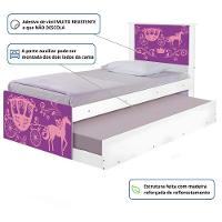 Bi Cama Juvenil Zap Carruagem Princesa - 3